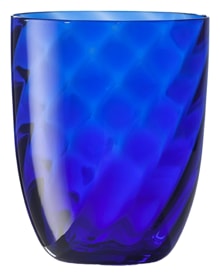 Nason Moretti, Idra glasses, Water glass, blue optic twisted