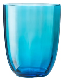 Nason Moretti, Idra glasses, Water glass, turquoise optic