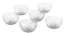 Nason Moretti, Idra bowls, Bowls set of 6, clear