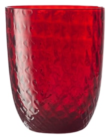 Nason Moretti, Idra glasses, Water glass, red balloton