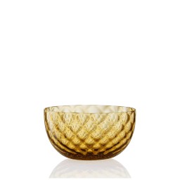 Nason Moretti, Idra bowls, Bowls set of 6, amber
