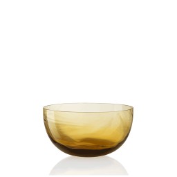 Nason Moretti, Idra bowls, Bowls set of 6, amber
