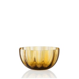 Nason Moretti, Idra bowls, Bowls set of 6, amber