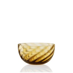 Nason Moretti, Idra bowls, Bowls set of 6, amber