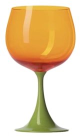 Nason Moretti, Burlesque glasses, Borgogna glass, orange