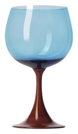 Nason Moretti, Burlesque glasses, Borgogna glass, turquoise