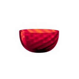 Nason Moretti, Idra bowls, Bowl red, optic twisted