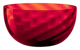 Nason Moretti, Idra bowls, Bowl red, optic twisted