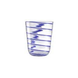 Nason Moretti, Twist glasses, Water glass, blue