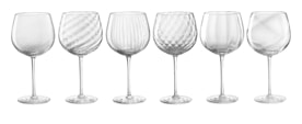 Nason Moretti, Tolomeo glasses, Red wine glasses set of 6