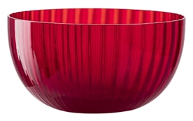 Nason Moretti, Idra bowls, Bowl red, rigadin