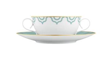 Fürstenberg, Carlo este, Soup cup and saucer