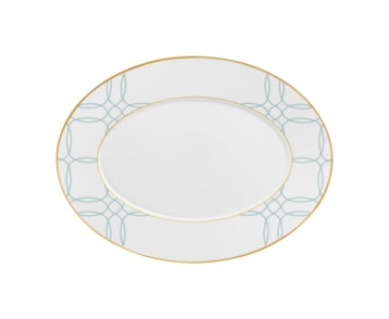 Fürstenberg, Carlo este, Oval platter, small