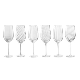 Nason Moretti, Tolomeo glasses, White wine glasses set of 6