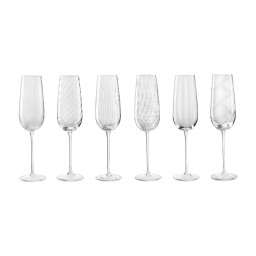 Nason Moretti, Tolomeo glasses, Flutes set of 6