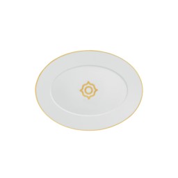 Fürstenberg, Carlo gold, Oval platter, medium