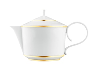 Fürstenberg, Carlo gold, Teapot with tea strainer, small