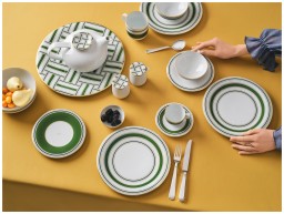 Fürstenberg, Fluen heritage green, Dinner plate