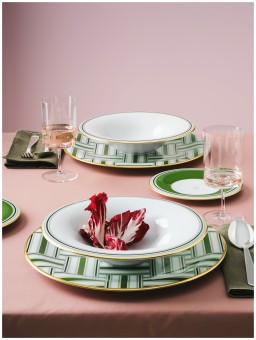 Fürstenberg, Fluen heritage green, Pasta plate