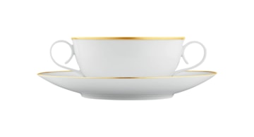 Fürstenberg, Carlo gold, Soup cup and saucer