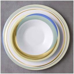 Fürstenberg, Fluen shifting colors, Soup plate