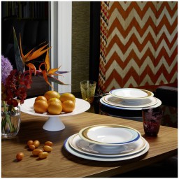 Fürstenberg, Fluen shifting colors, Soup plate