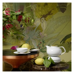 Fürstenberg, Fluen shifting colors, Tea cup and saucer