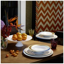 Fürstenberg, Fluen shifting colors, Dinner plate