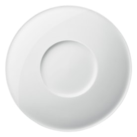 Fürstenberg, Blanc white, Dinner plate with deep center part