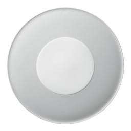 Fürstenberg, Blanc white, Dinner plate with raised center rim