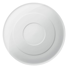 Fürstenberg, Blanc white, Dinner plate with raised center rim