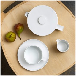 Fürstenberg, Datum white, Teapot with tea strainer, large