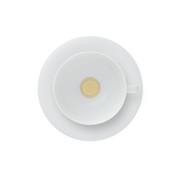 Fürstenberg, Fluen shifting colors, Cappuccino cup and saucer