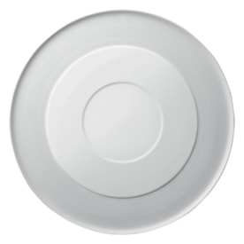 Fürstenberg, Blanc white, Dinner plate with raised center rim