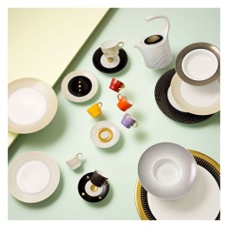 Fürstenberg, Auréole clair de lune, Tea cup and saucer