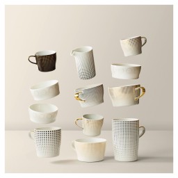 Fürstenberg, Auréole clair de lune, Cappuccino cup and saucer