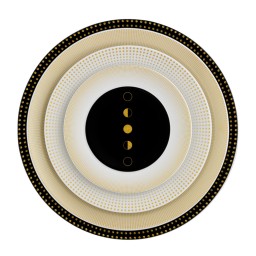 Fürstenberg, Auréole clair de lune, Presentation plate