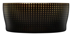 Fürstenberg, Auréole clair de lune, Salad bowl medium, black