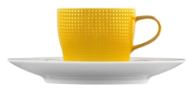 Fürstenberg, Auréole clair de lune, Espresso cup and saucer, yellow