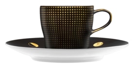 Fürstenberg, Auréole clair de lune, Espresso cup and saucer, black