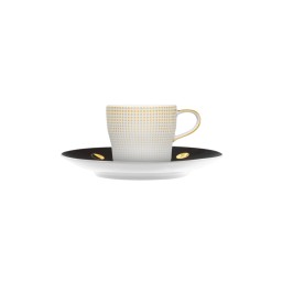 Fürstenberg, Auréole clair de lune, Espresso cup and saucer, white