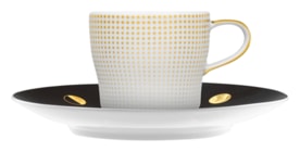 Fürstenberg, Auréole clair de lune, Espresso cup and saucer, white