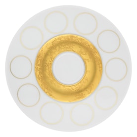 Fürstenberg, Auréole clair de lune, Espresso saucer, white
