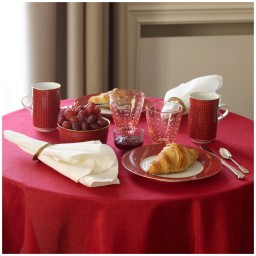 Fürstenberg, Carlo tessuto, Breakfast plate, red