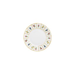 Fürstenberg, Grecque mille fleurs, Bread plate