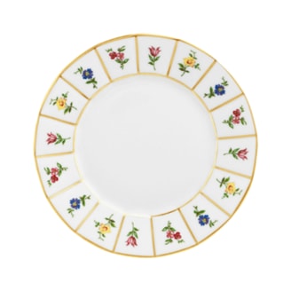 Fürstenberg, Grecque mille fleurs, Bread plate