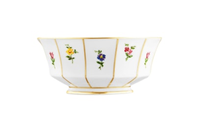 Fürstenberg, Grecque mille fleurs, Fruit bowl
