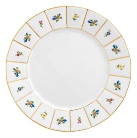 Fürstenberg, Grecque mille fleurs, Dinner plate, small