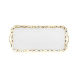 Fürstenberg, Grecque mille fleurs, Sandwich plate