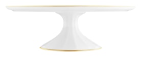 Fürstenberg, Grecque mille fleurs, Footed tart platter